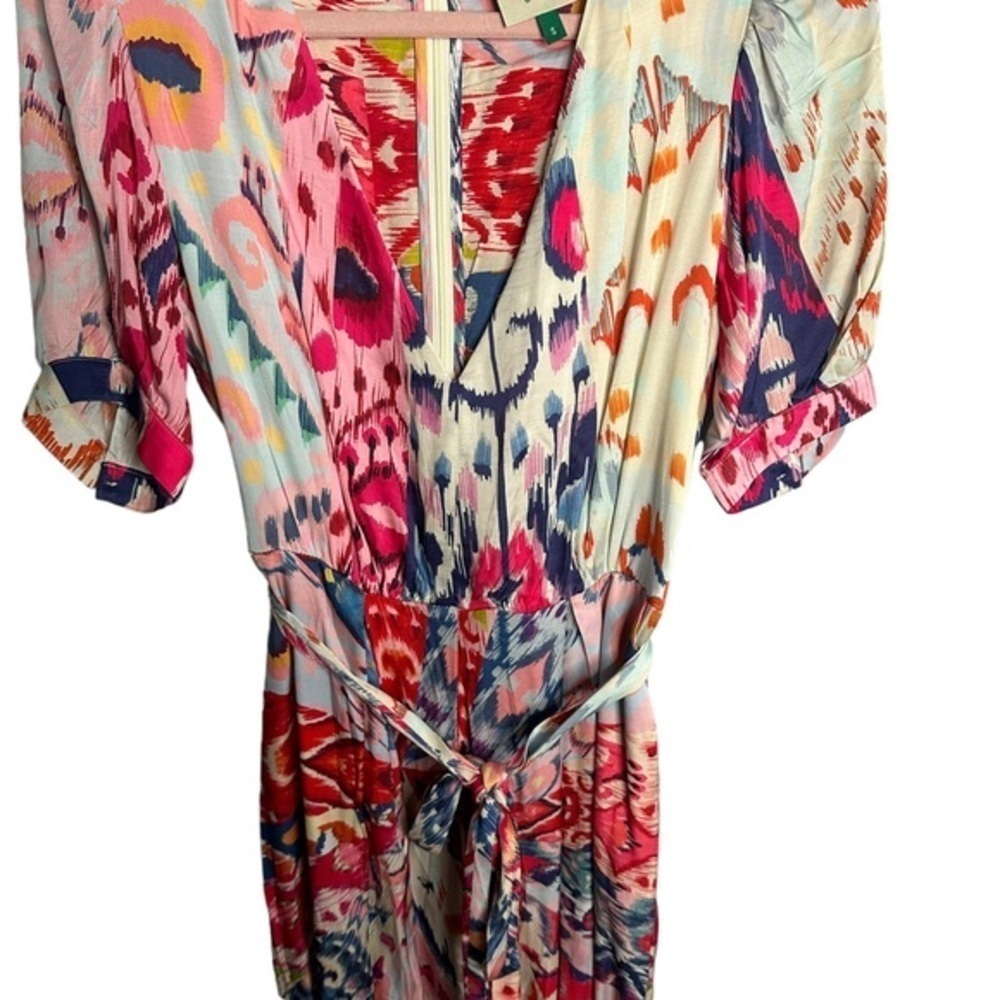 FARM Rio Multicolor Printed Jumpsuit - Pink, Red, Blue, Cream - Picture 6 of 12